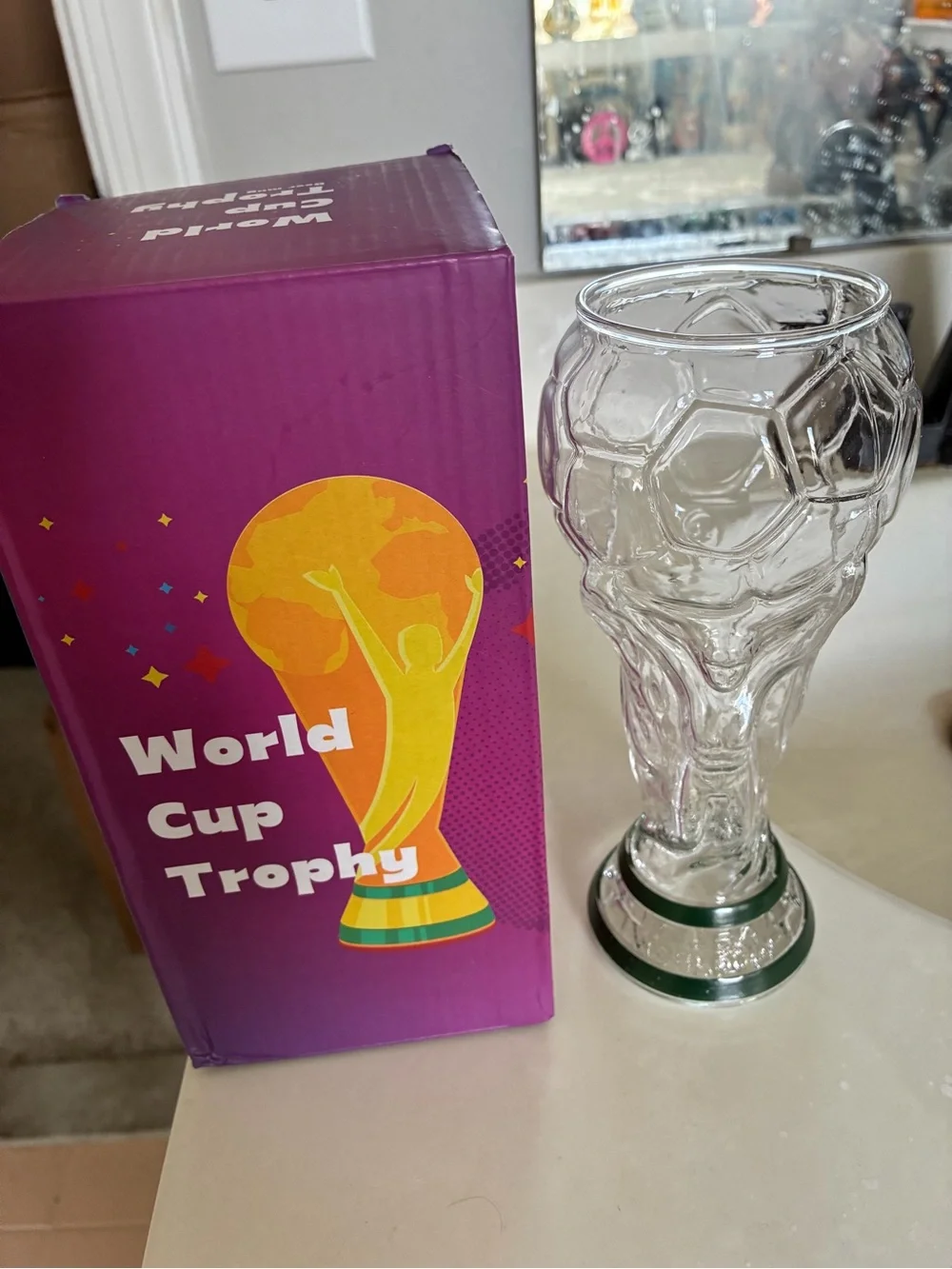 World Cup Trophy Beer Mug - 500ml - New in Box - $20